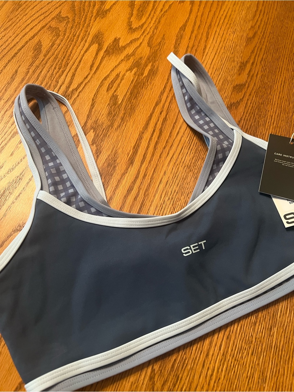 Set Active Luxform Lux Gigham Tempo Bra - Picture 4 of 5